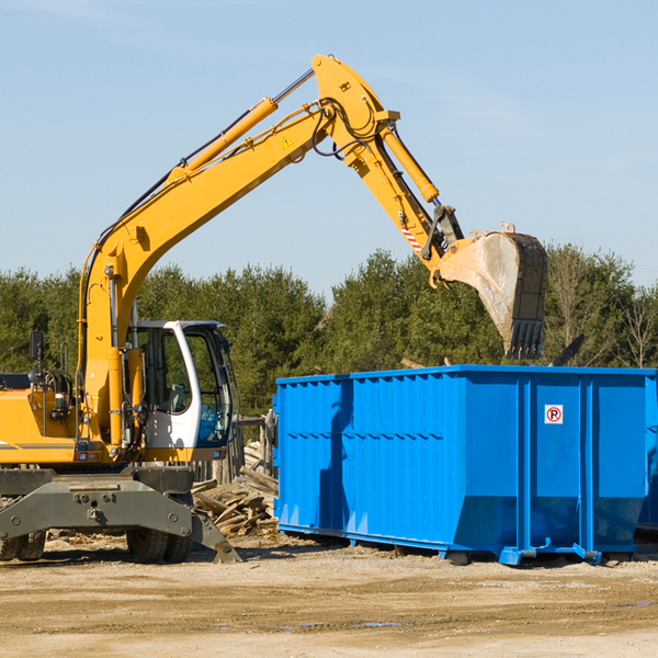 how does a residential dumpster rental service work in Hunter